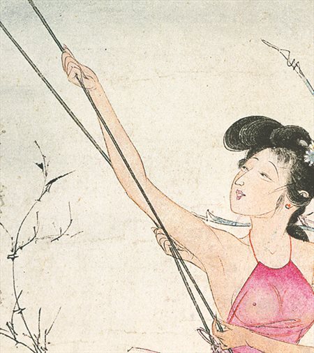 江阴-胡也佛的仕女画和最知名的金瓶梅秘戏图